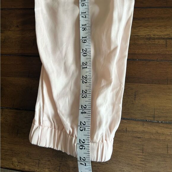 POL Peach Pink Tencel Rayon High Rise Joggers Pants Size Large - Picture 5 of 10